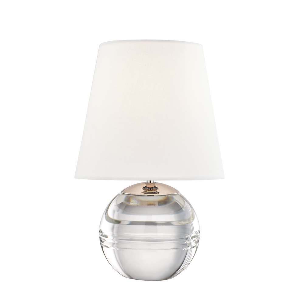 Mitzi by Hudson Valley Lighting Nicole Table Lamp Nickel, Polished Nickel