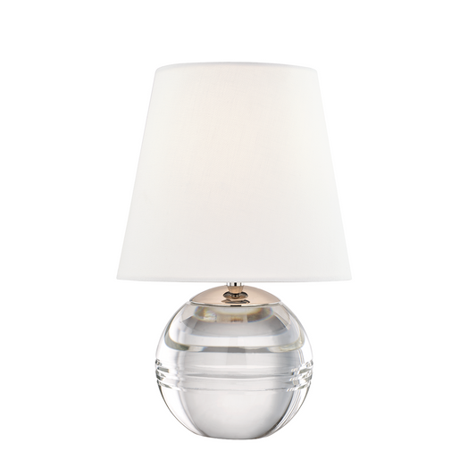 Mitzi by Hudson Valley Lighting Nicole Table Lamp Nickel, Polished Nickel