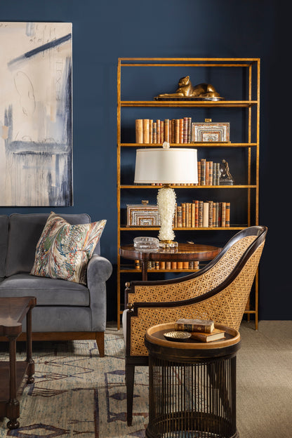 Pinstripe Antique Brass Box