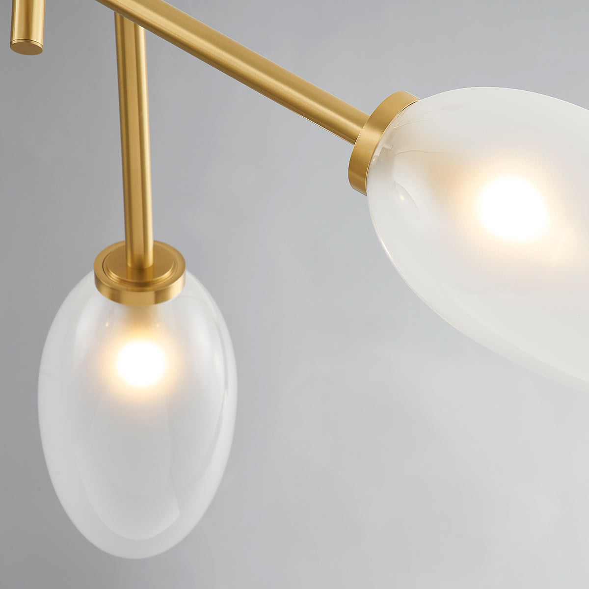 Hudson Valley Alberton 3-Light Chandelier in Aged Brass, alternate view 1