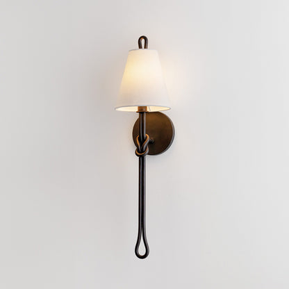 Hudson Valley Alburgh Wall Sconce in Aged Iron, alternate view 1