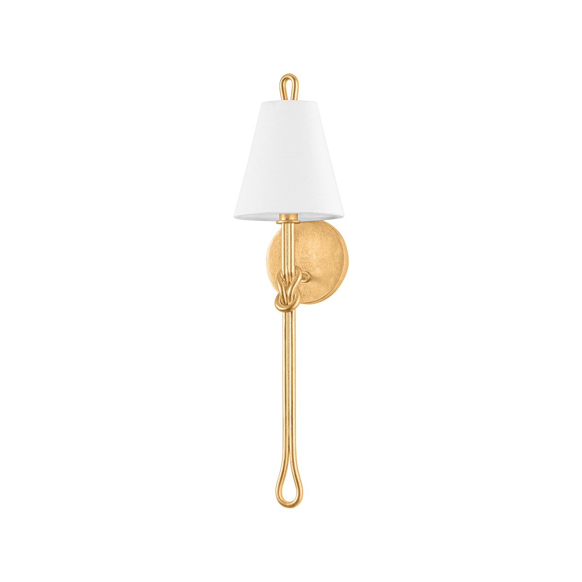 Hudson Valley Alburgh Wall Sconce Vintage Gold Leaf