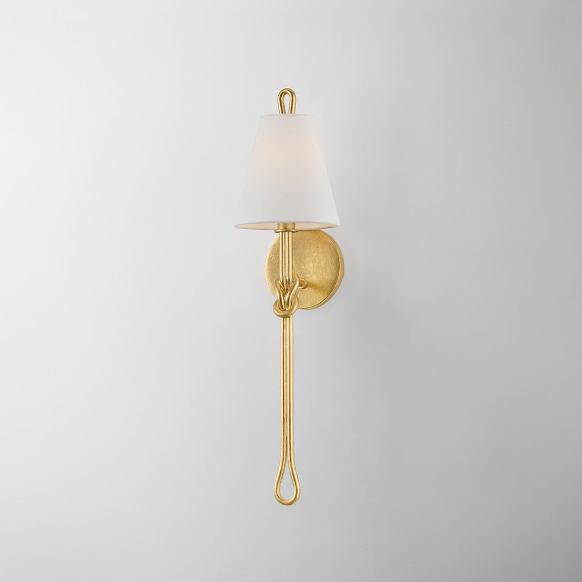 Hudson Valley Alburgh Wall Sconce in Vintage Gold Leaf, alternate view 1