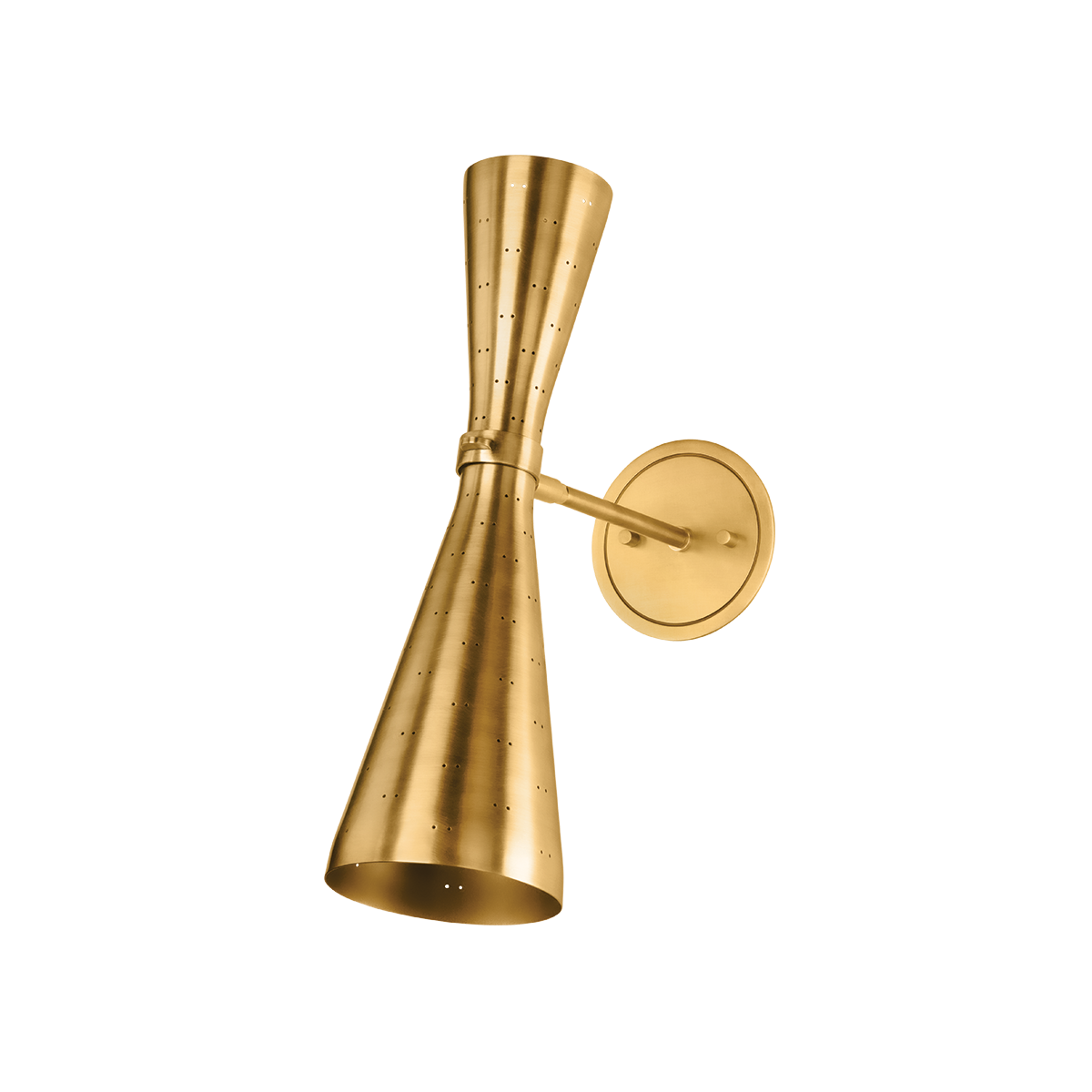 Hudson Valley Allanton 2-Light Wall Sconce Aged Brass