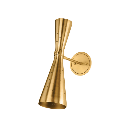 Hudson Valley Allanton 2-Light Wall Sconce Aged Brass