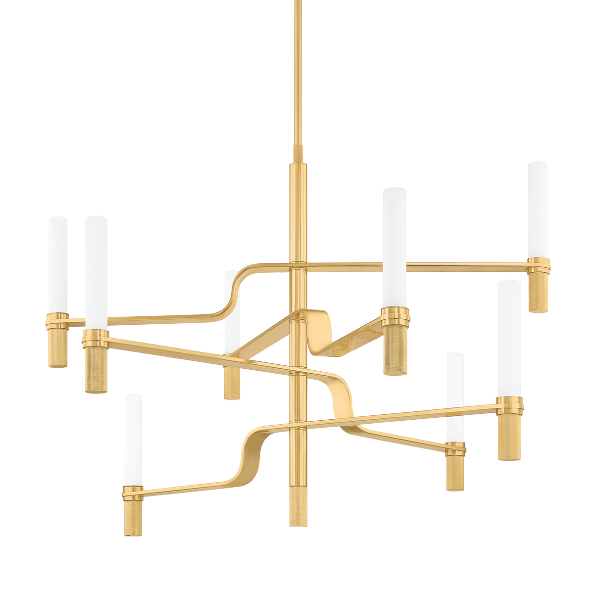 Hudson Valley Allentown 48" Chandelier Aged Brass