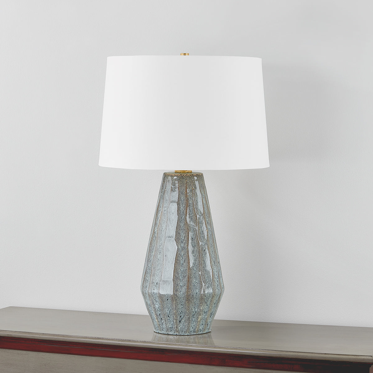 Hudson Valley Alloway Table Lamp in Aged Brass, alternate view 1