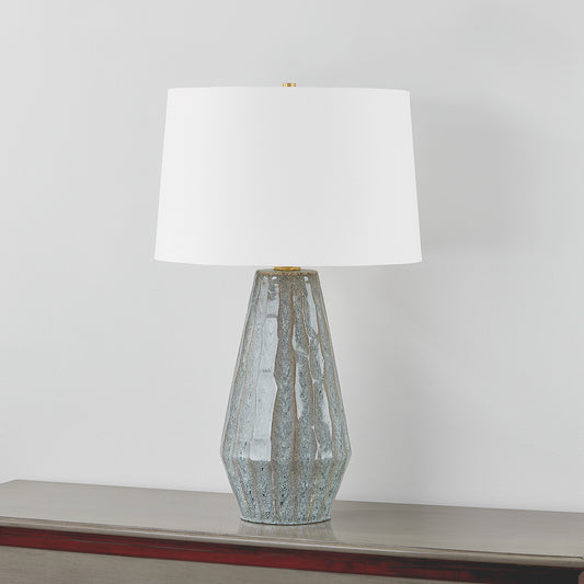 Hudson Valley Alloway Table Lamp in Aged Brass, alternate view 1
