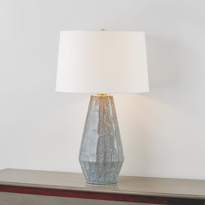 Hudson Valley Alloway Table Lamp in Aged Brass, alternate view 2