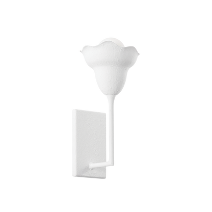 Hudson Valley Alora Wall Sconce White Plaster