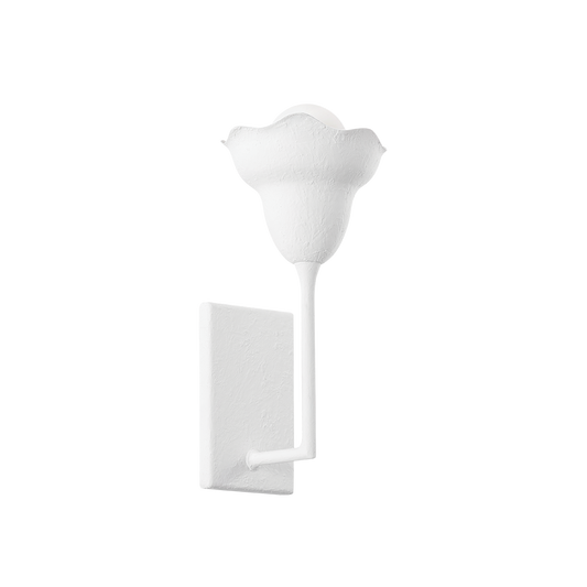 Hudson Valley Alora Wall Sconce White Plaster