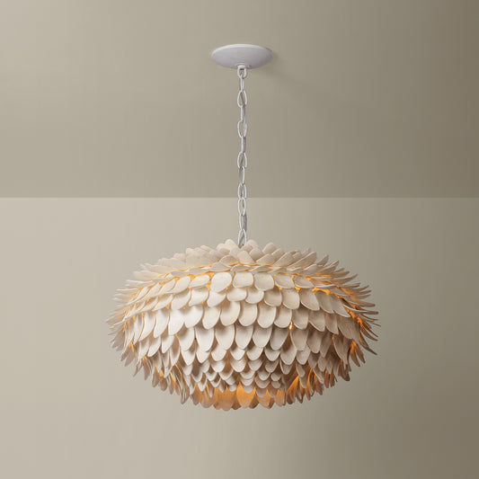 Hudson Valley Alsen 3-Light Pendant in White Plaster, alternate view 1