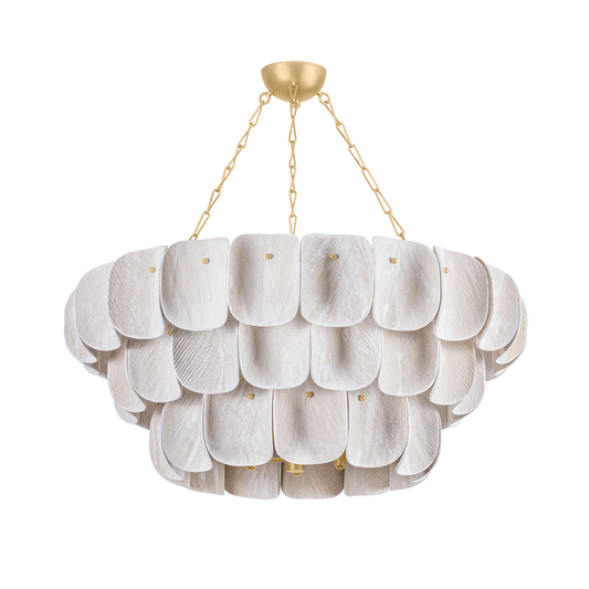 Hudson Valley Amalfi 16-Light Chandelier Vintage Gold Leaf