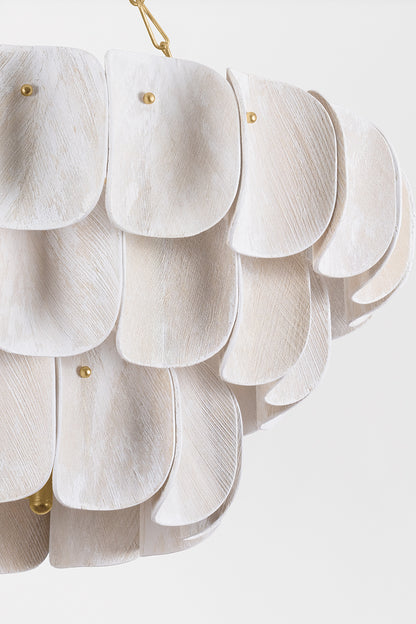 Hudson Valley Amalfi 16-Light Chandelier in Vintage Gold Leaf, room setting 2