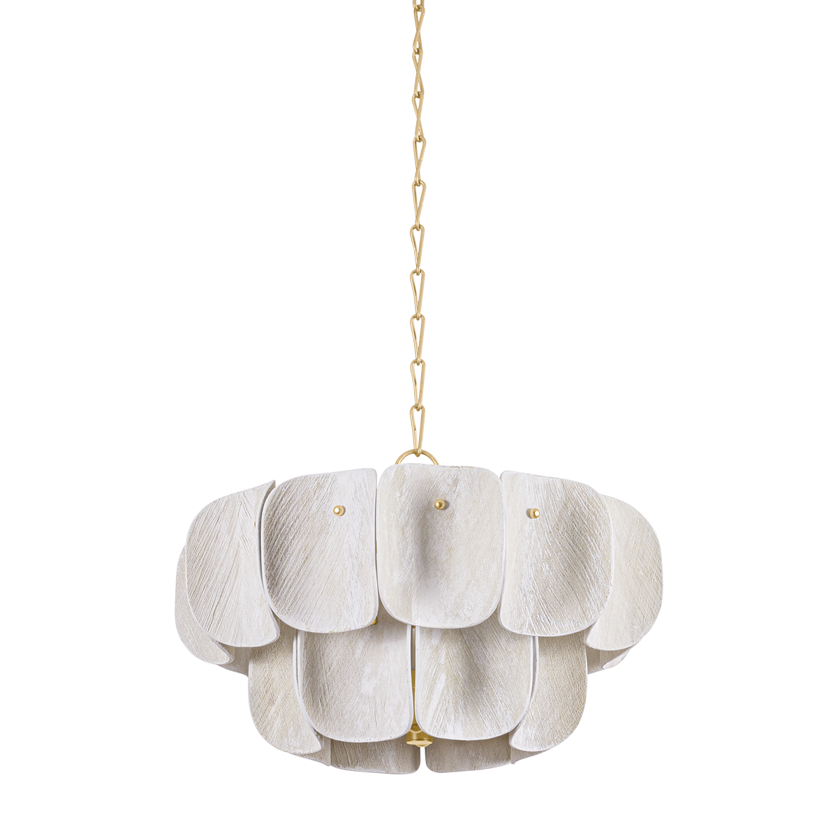 Hudson Valley Amalfi 8-Light Chandelier Vintage Gold Leaf