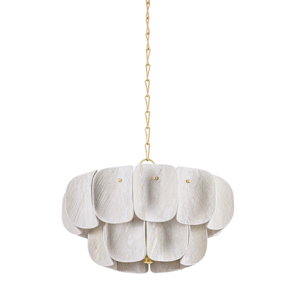 Hudson Valley Amalfi 8-Light Chandelier Vintage Gold Leaf
