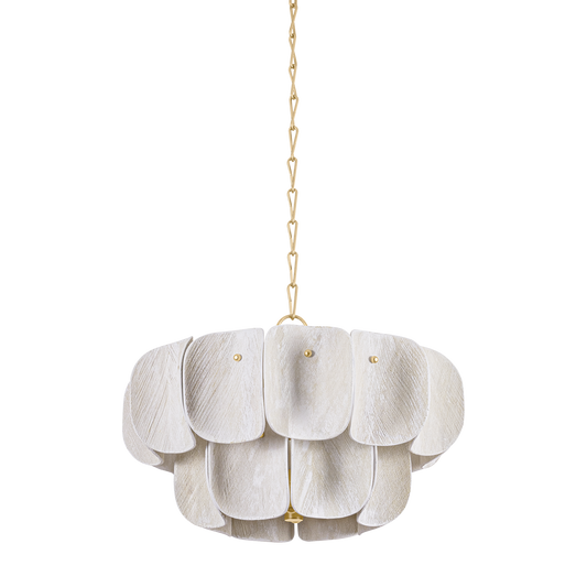 Hudson Valley Amalfi 8-Light Chandelier Vintage Gold Leaf