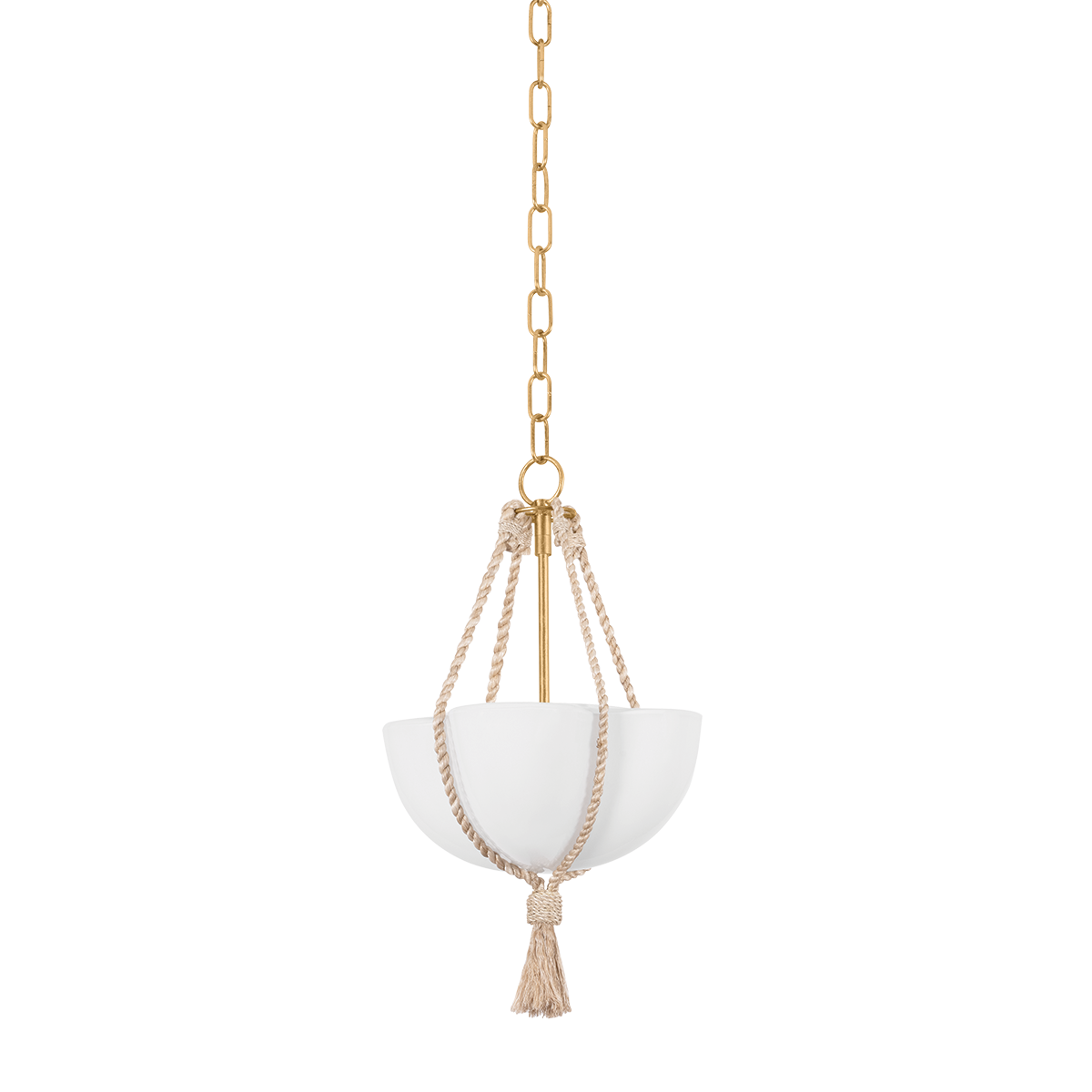 Hudson Valley Amberley 12" Pendant Vintage Gold Leaf