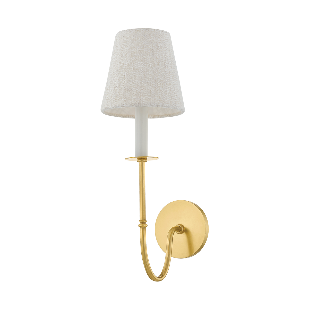 Hudson Valley Amina Wall Sconce Aged Brass