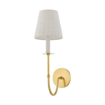 Hudson Valley Amina Wall Sconce Aged Brass