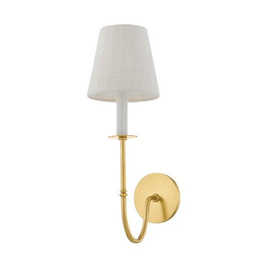 Hudson Valley Amina Wall Sconce Aged Brass
