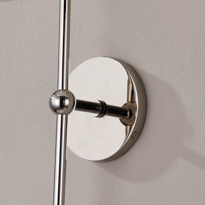 Hudson Valley Andrews Wall Sconce in Polished Nickel, alternate view 1