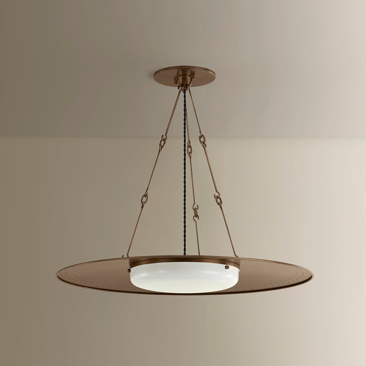 Hudson Valley Anoka 28.25" Pendant in Historic Bronze, alternate view 1