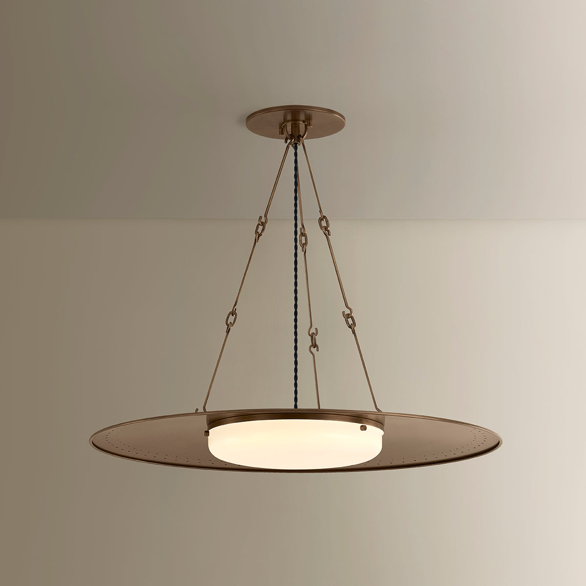 Hudson Valley Anoka 28.25" Pendant in Historic Bronze, alternate view 2