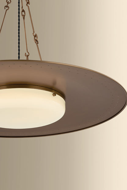 Hudson Valley Anoka 28.25" Pendant in Historic Bronze, room setting 3