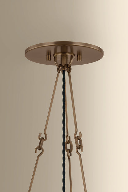Hudson Valley Anoka 40.25" Pendant in Historic Bronze, room setting 1