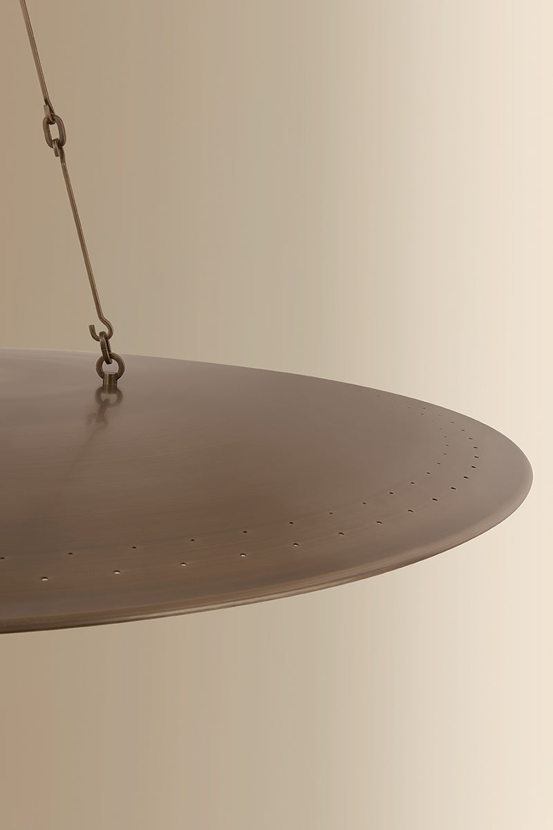 Hudson Valley Anoka 40.25" Pendant in Historic Bronze, room setting 3