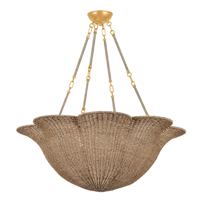 Hudson Valley Ardonia 6-Light Chandelier Vintage Gold Leaf