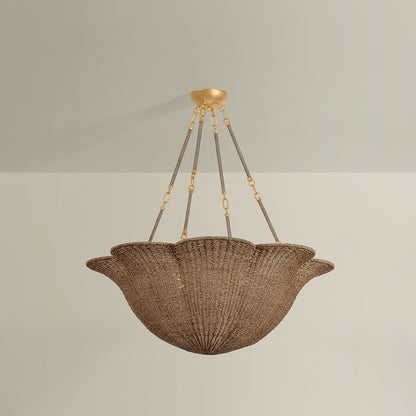 Hudson Valley Ardonia 6-Light Chandelier in Vintage Gold Leaf, alternate view 1