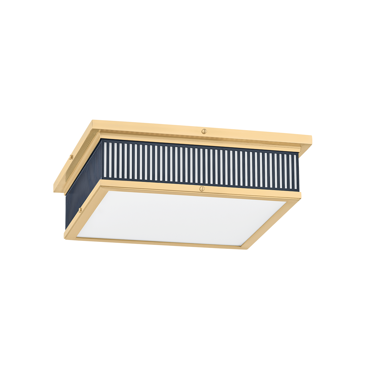 Hudson Valley Ashdown Flush Mount - MDS1900 Aged Brass / Distressed Bronze