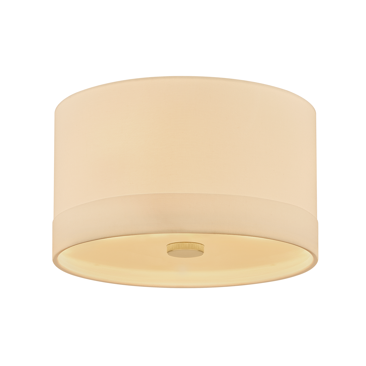 Hudson Valley Ashland 3-Light Flush Mount Aged Brass
