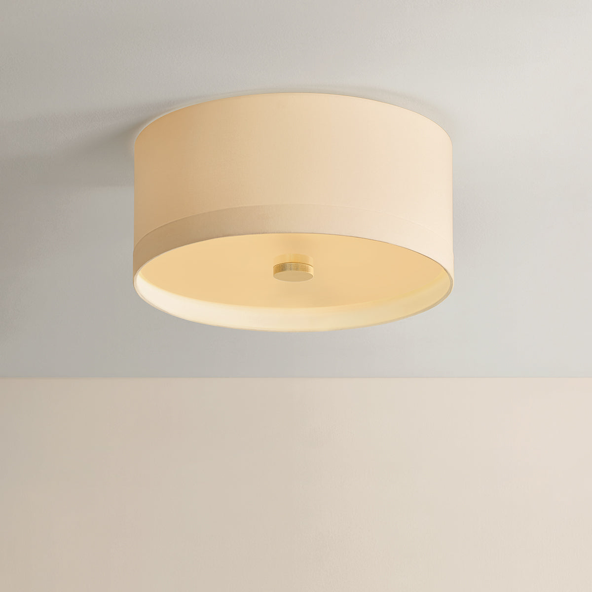 Hudson Valley Ashland 4-Light Flush Mount in Aged Brass, alternate view 2