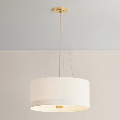 Hudson Valley Ashland 4-Light Pendant in Aged Brass, alternate view 2