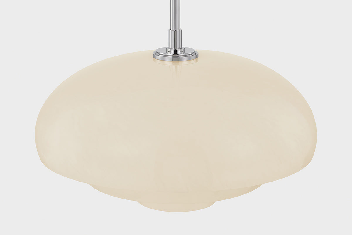 Hudson Valley Auburndale Pendant Polished Nickel detail view 4