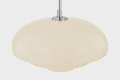 Hudson Valley Auburndale Pendant Polished Nickel detail view 4