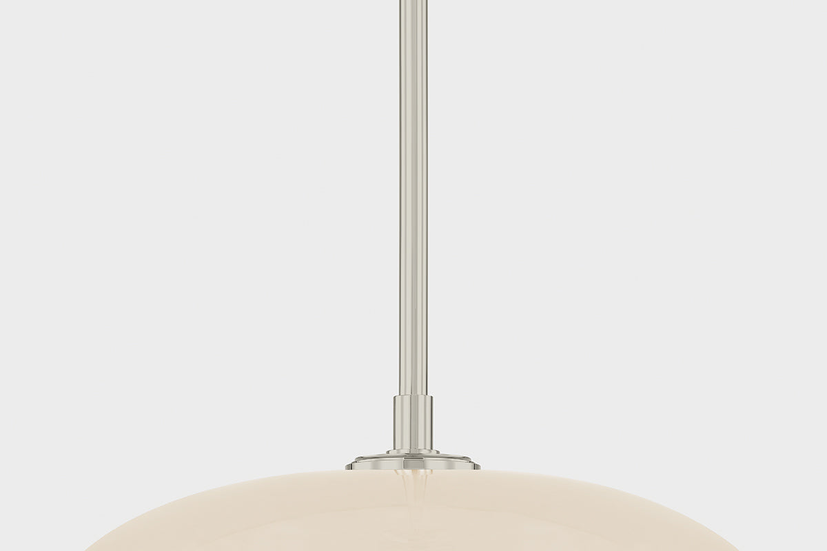 Hudson Valley Auburndale Pendant Polished Nickel detail view 6