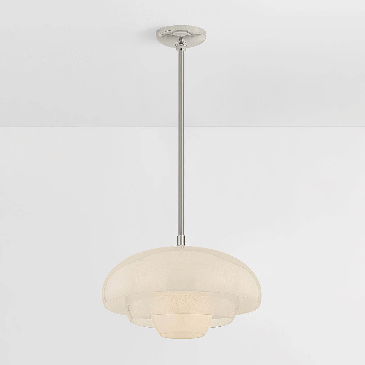 Hudson Valley Auburndale Pendant Polished Nickel detail view 1