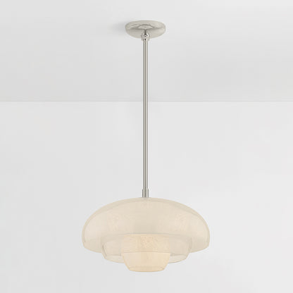Hudson Valley Auburndale Pendant Polished Nickel detail view 1
