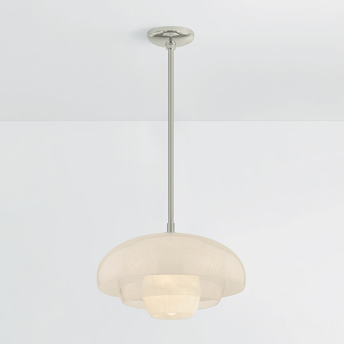 Hudson Valley Auburndale Pendant Polished Nickel detail view 2