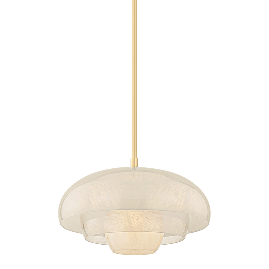 Hudson Valley Auburndale Pendant Aged Brass