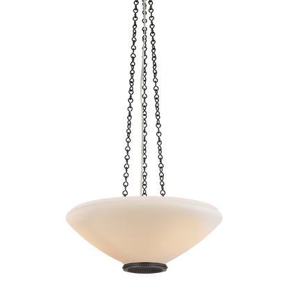 Hudson Valley Awosting 17" 3-Light Pendant Distressed Bronze