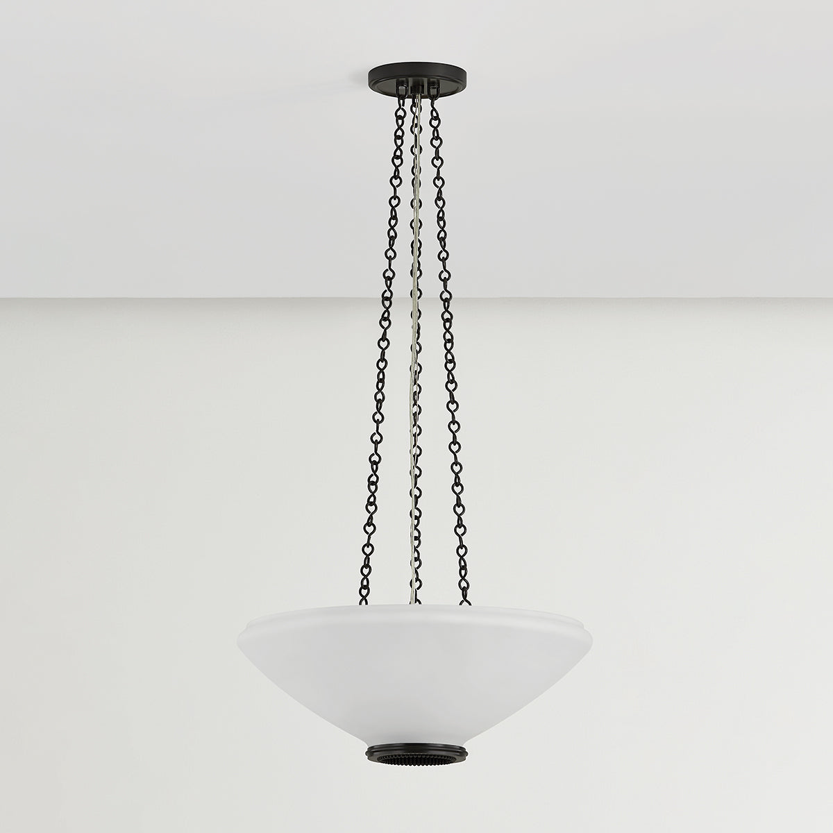 Hudson Valley Awosting 17" 3-Light Pendant in Distressed Bronze, alternate view 1