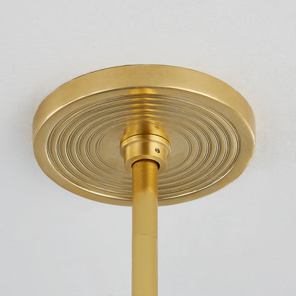 Hudson Valley Barlow 6-Light Lantern in Aged Brass, alternate view 2