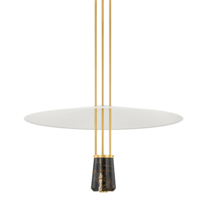 Hudson Valley Barnegat Pendant Aged Brass