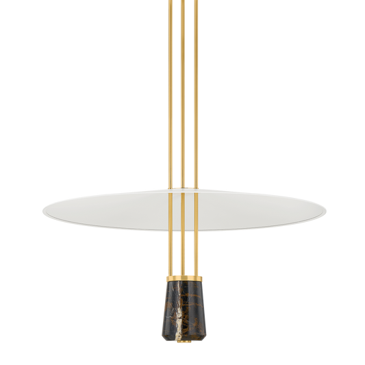 Hudson Valley Barnegat Pendant Aged Brass