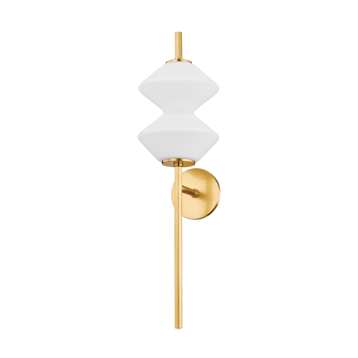 Hudson Valley Barrow Wall Sconce Aged Brass